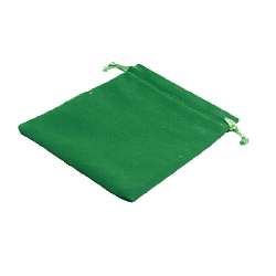 Мешочек замшевый (1) 10х12см, зеленый