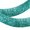 Растяжка бахрома 20см х 1,8м, металлик изумрудный